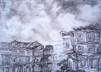 apunte.27x22.grafito sobre tabla